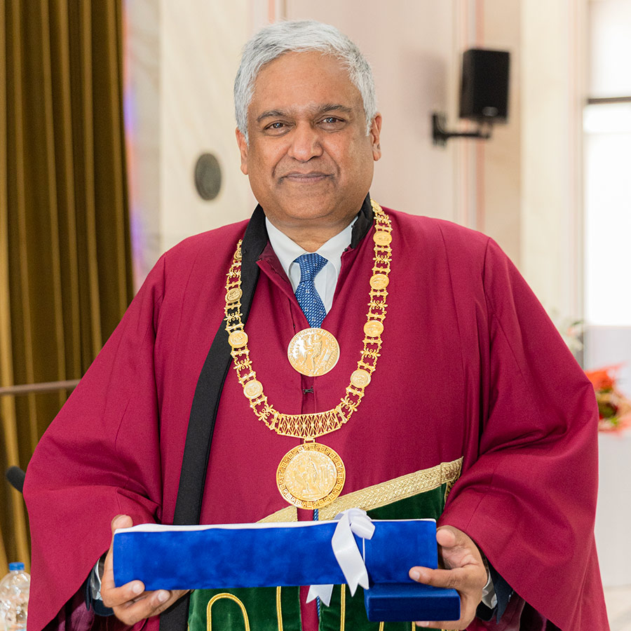 Dean Anantha Chandrakasan receives honorary degree from the National Technical University of Athens